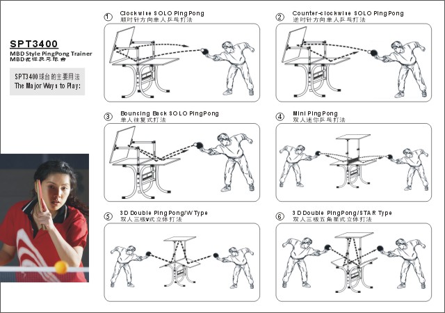 3D PINGPONG TRAINER    SPT3400