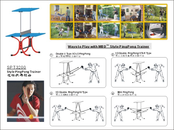 3D PINGPONG TRAINER    SPT3200