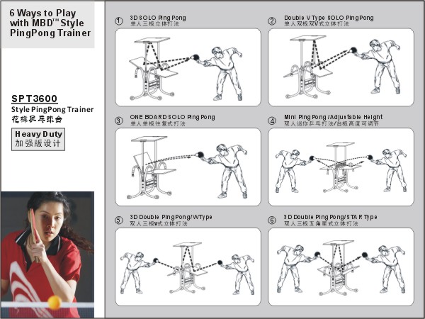 SPT3600 3D PINGPONG TRAINER