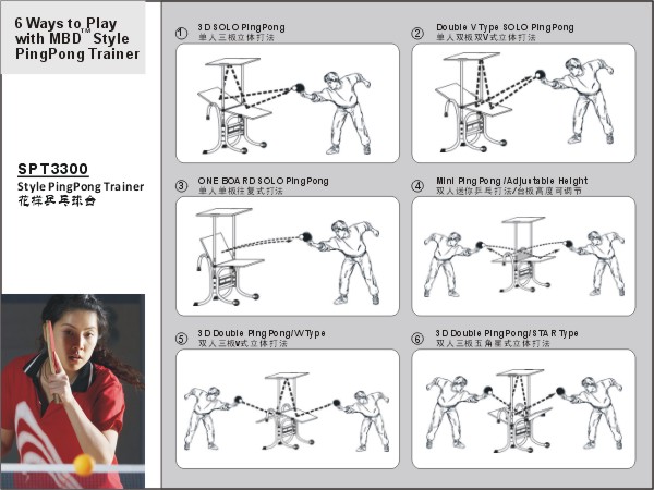 3D PINGPONG TRAINER    SPT3300